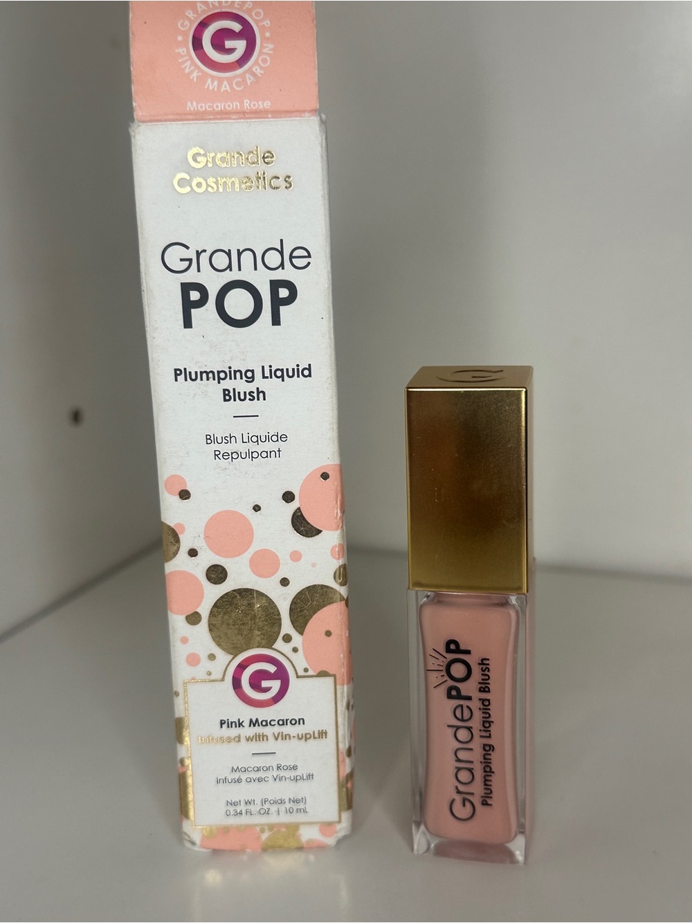 GrandePOP Plumping Liquid Blush - Pink Macaron